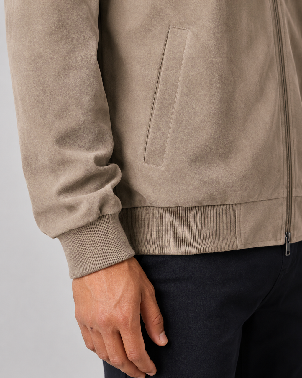 Foucauld | Blouson Bomber Suédine