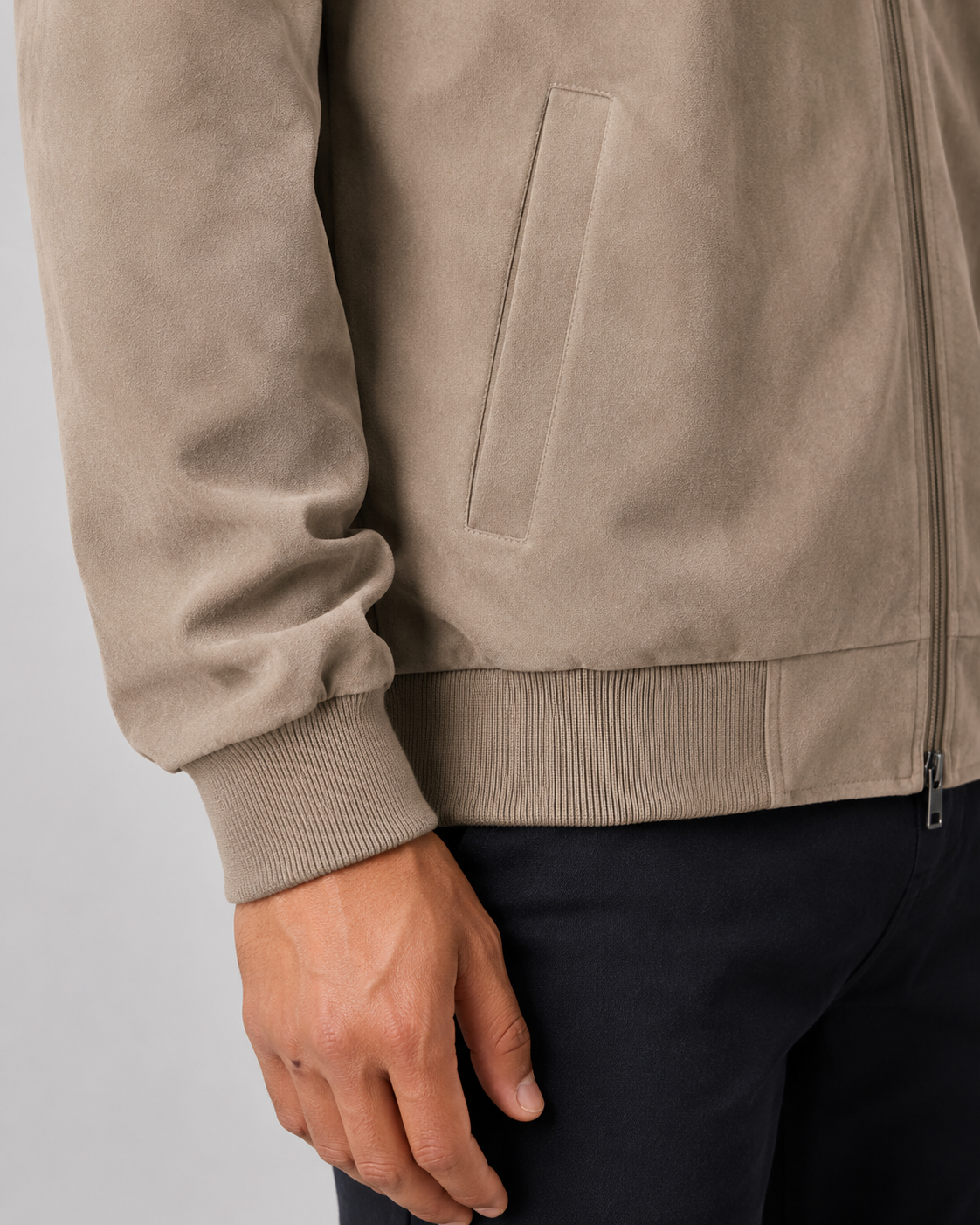 Foucauld | Blouson Bomber Suédine