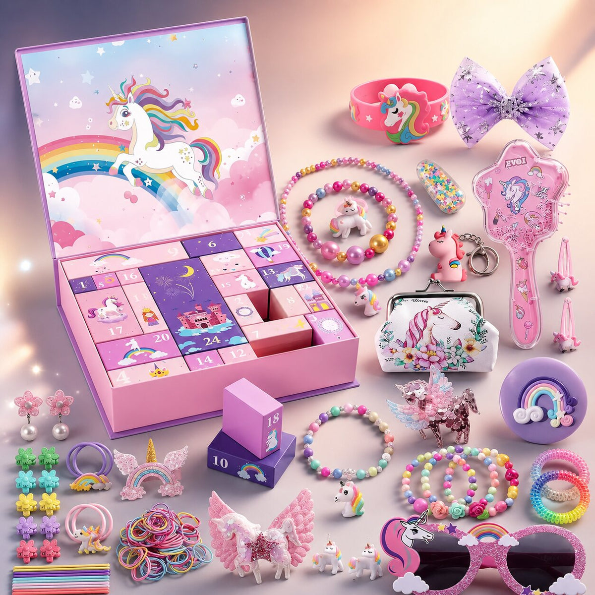Calendrier de l'Avent poneys pour filles 2026