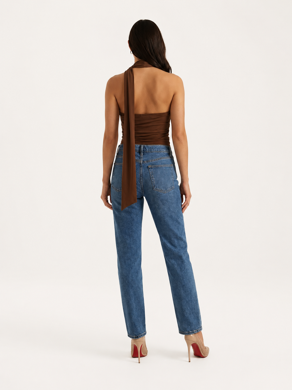 Pauline | Top Halter Col V Femme