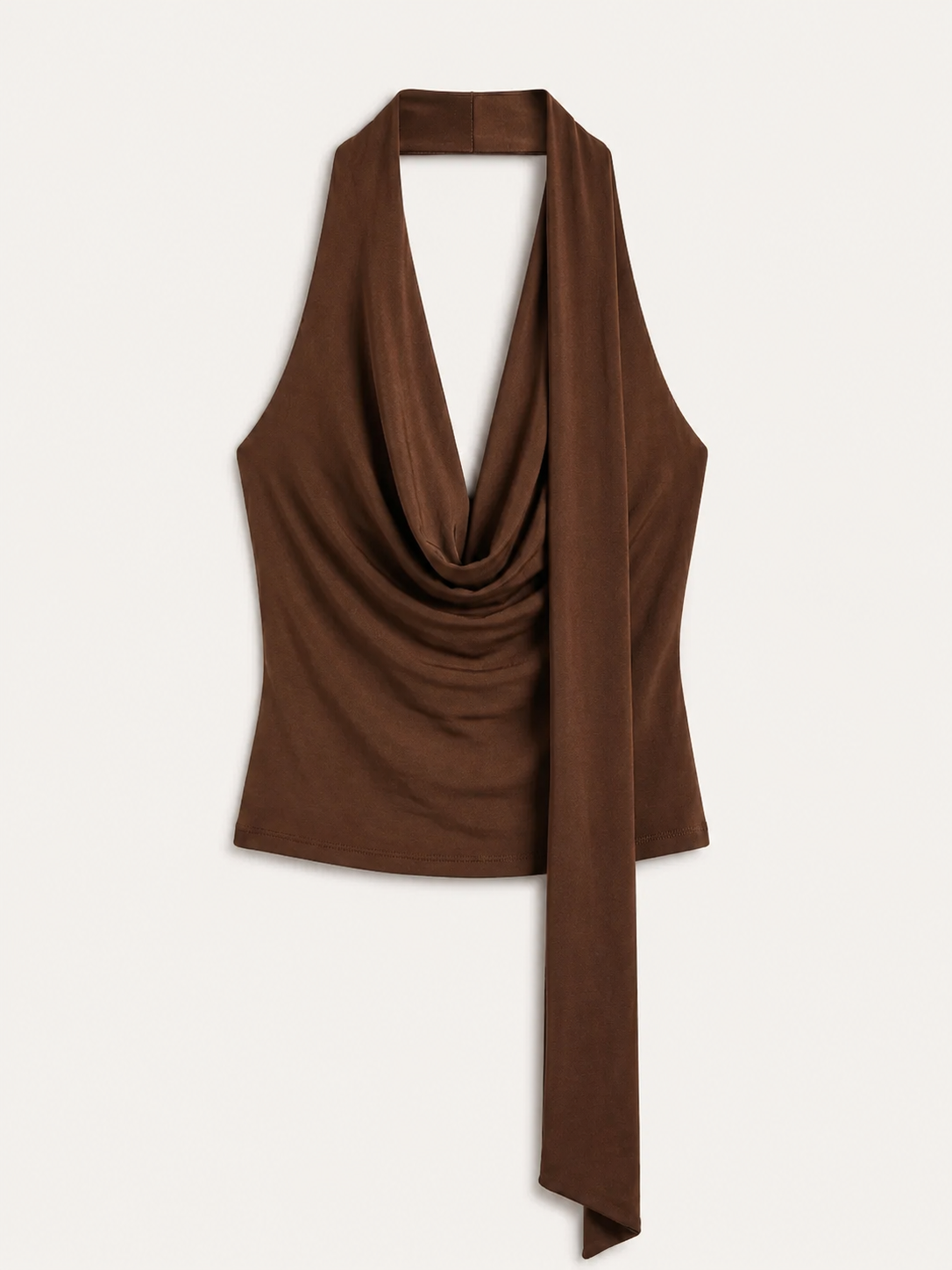 Pauline | Top Halter Col V Femme