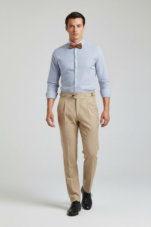 Casimir-Marie | Pantalon Taille Haute Coupe Droite