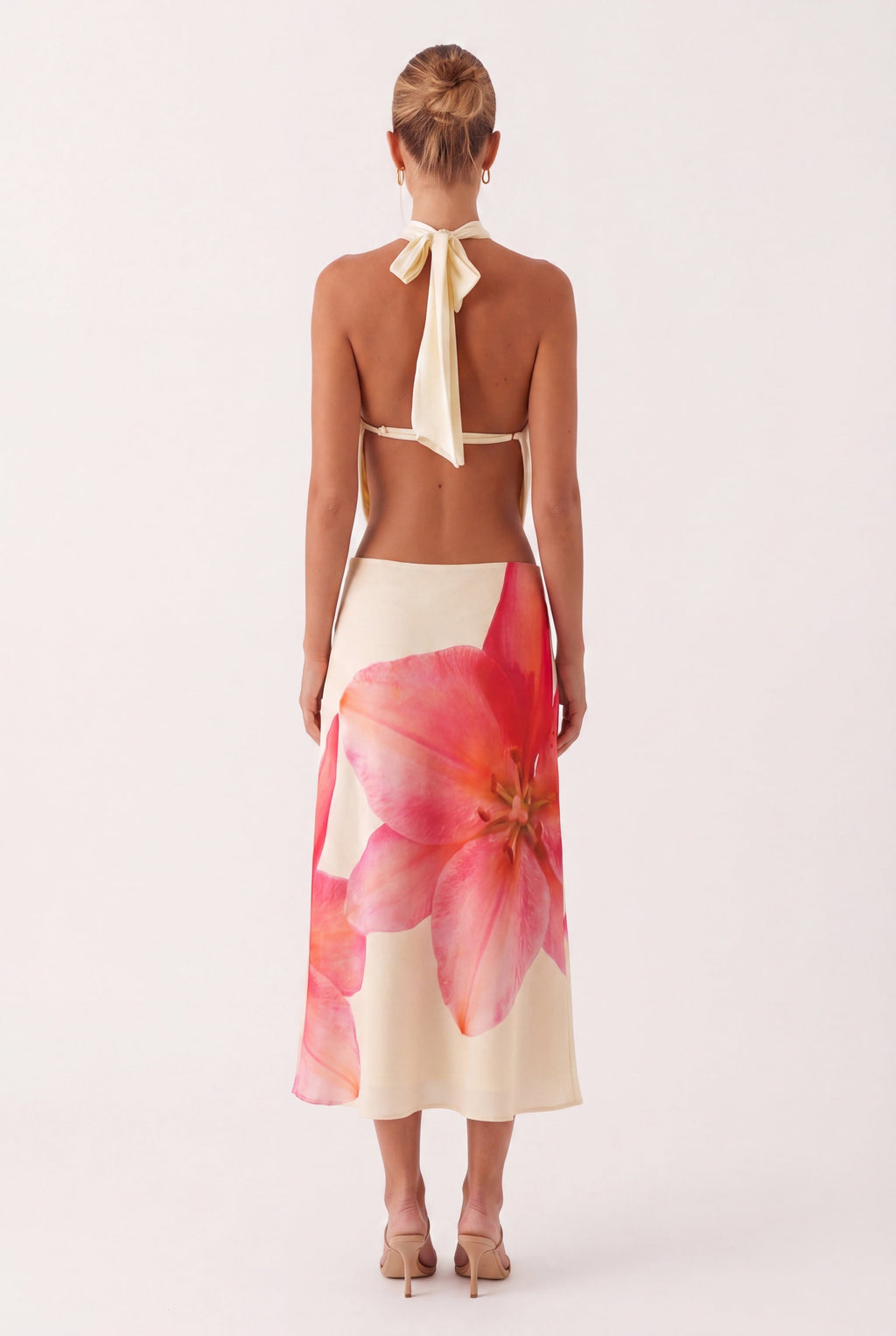 Agathe | Crop Top Drapé Dos Nu Femme