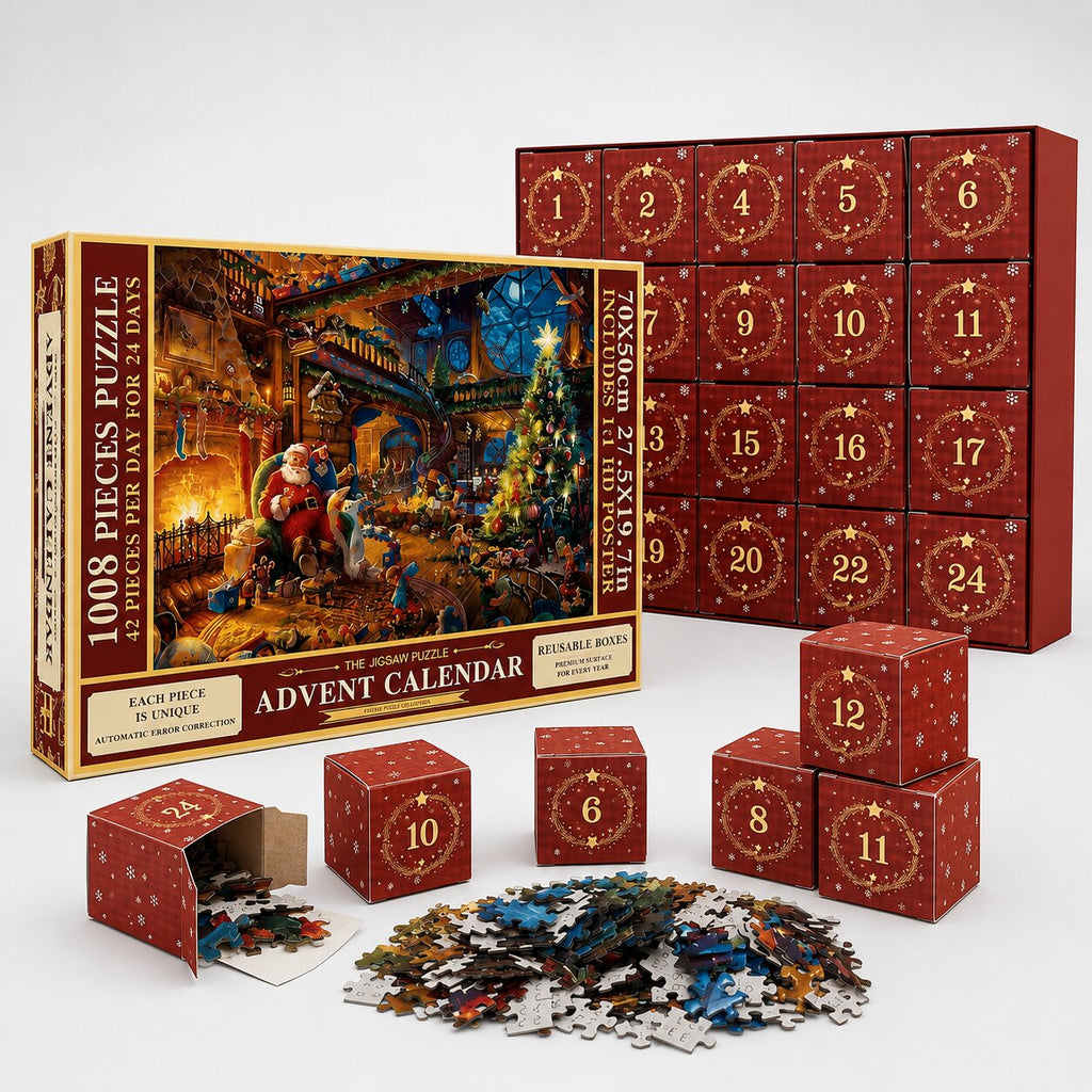 Calendrier de l'Avent puzzle 1008 pièces 2026