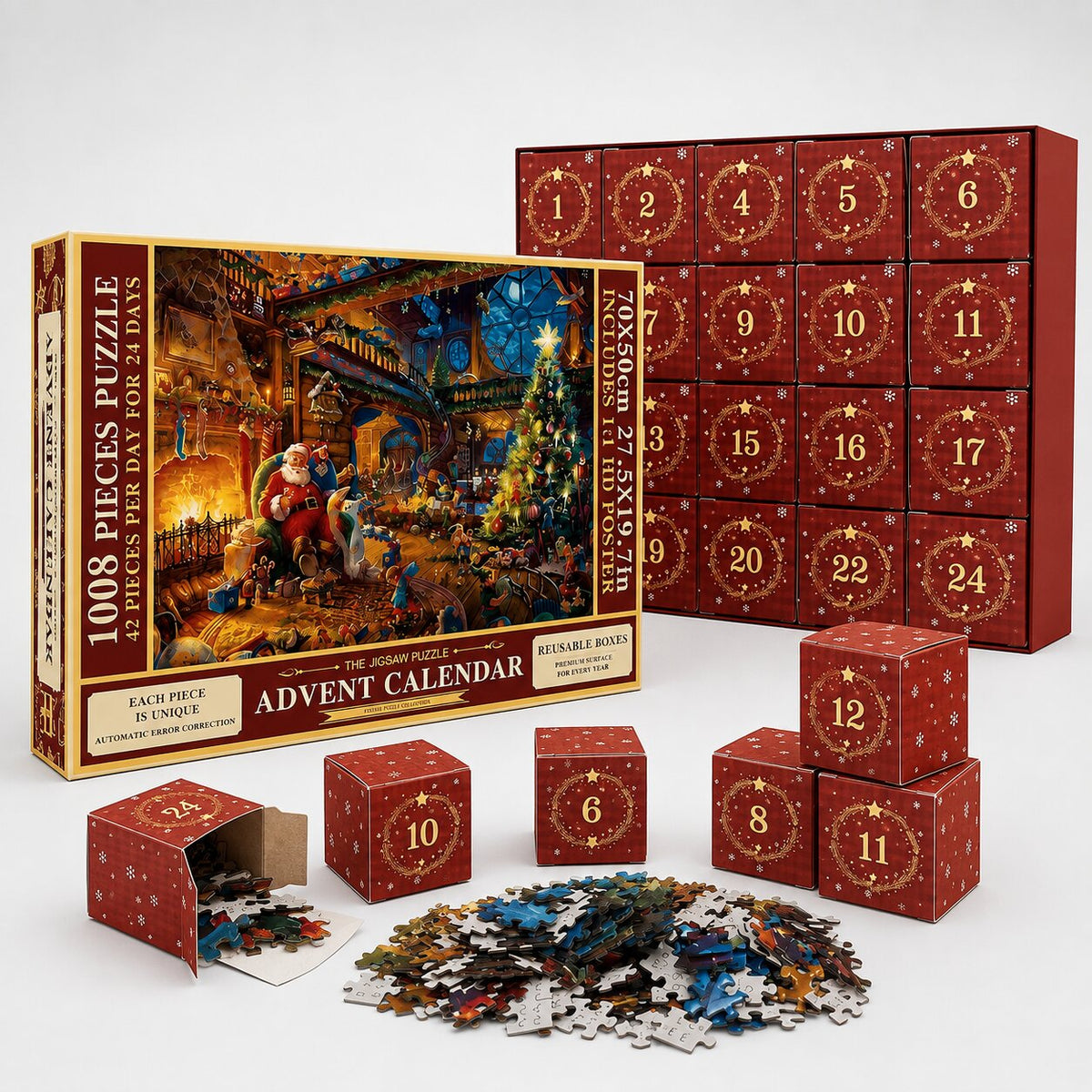 Calendrier de l'Avent puzzle 1008 pièces 2026