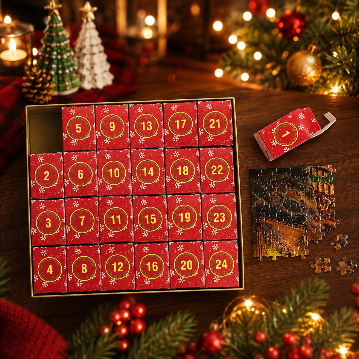Calendrier de l'Avent puzzle 1008 pièces 2026