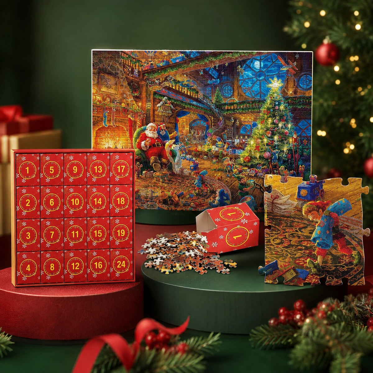 Calendrier de l'Avent puzzle 1008 pièces 2026
