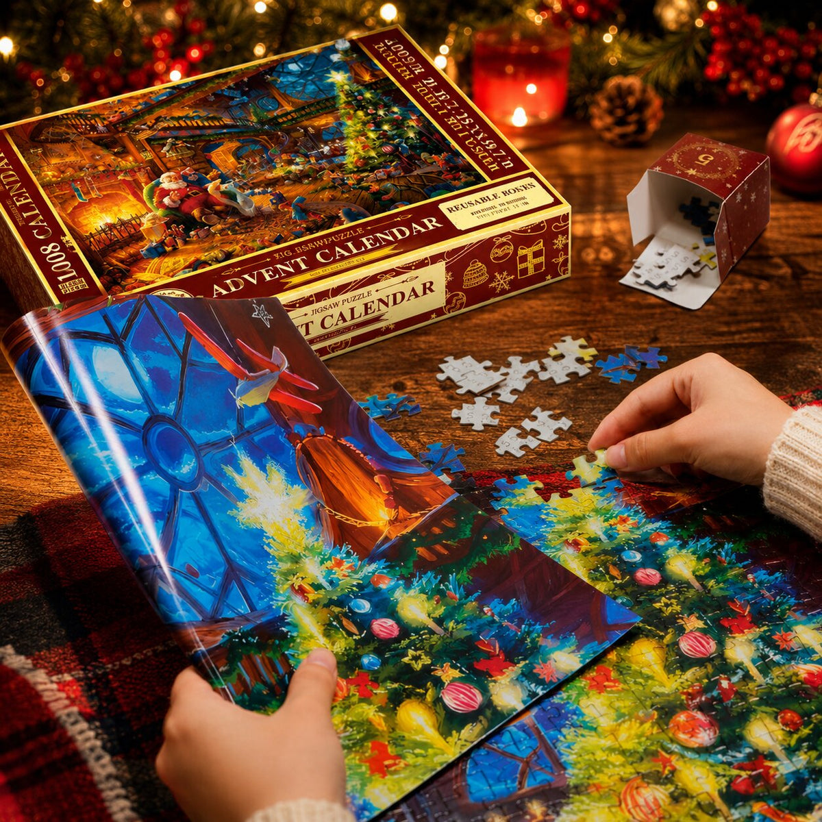 Calendrier de l'Avent puzzle 1008 pièces 2026