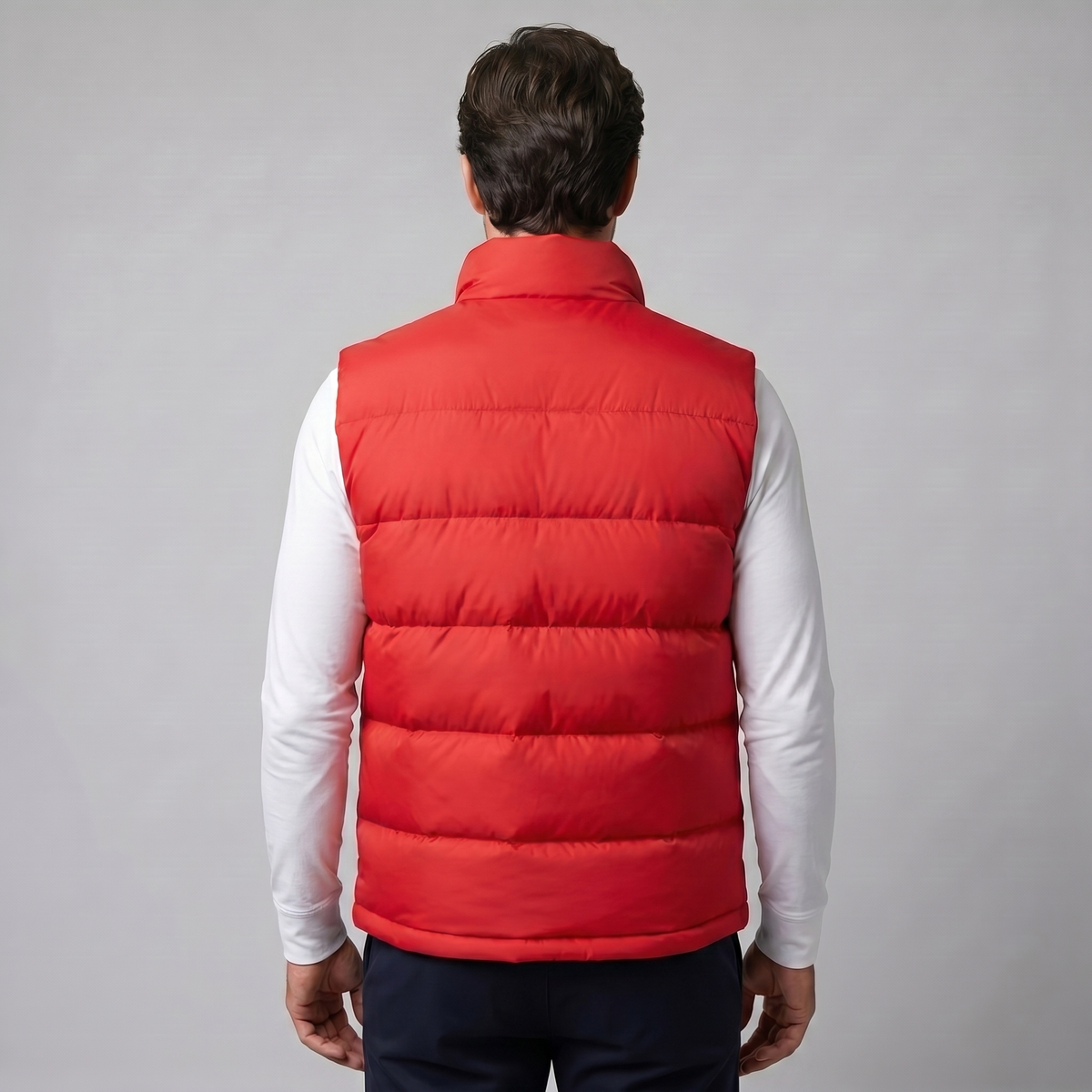 Narcisse | Gilet Matelassé Col Montant Doublure Contrastée
