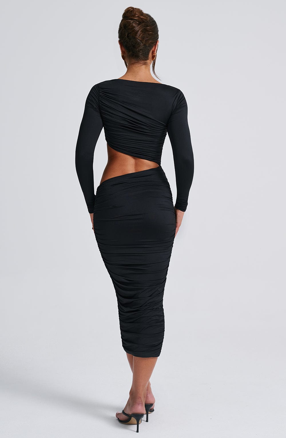 Léonie | Robe Midi Découpes Femme