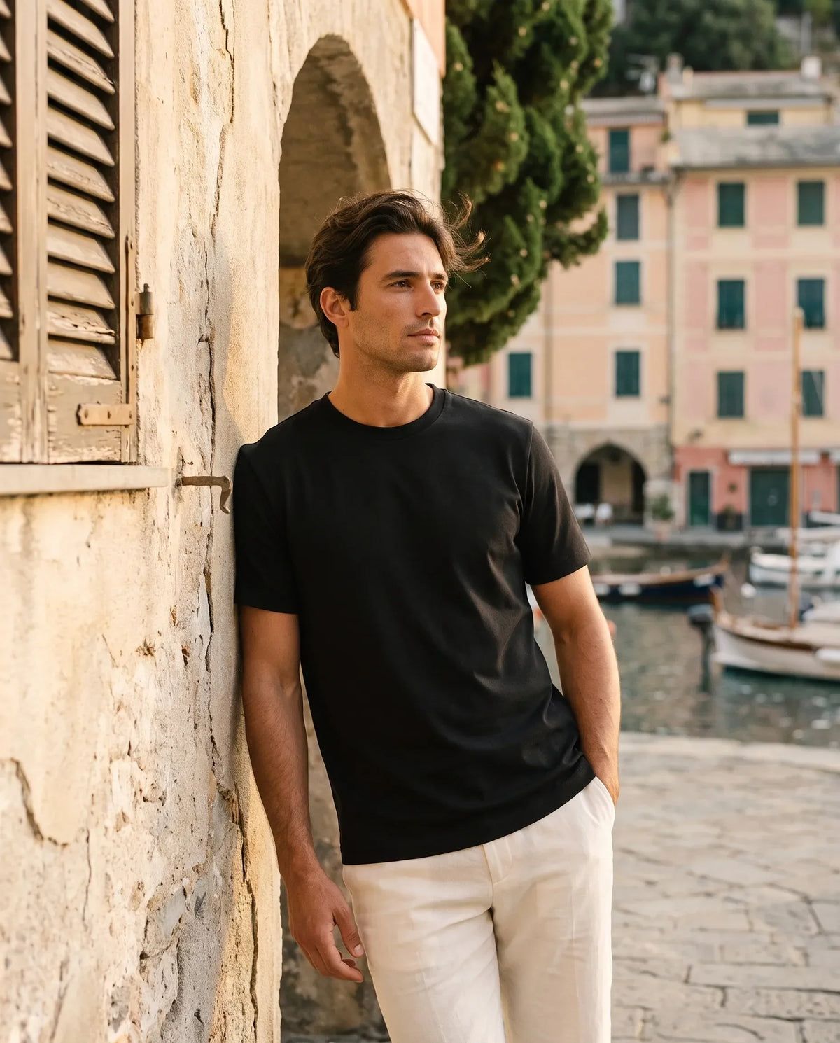 Emmanuel | T-Shirt Coton Supima Noir