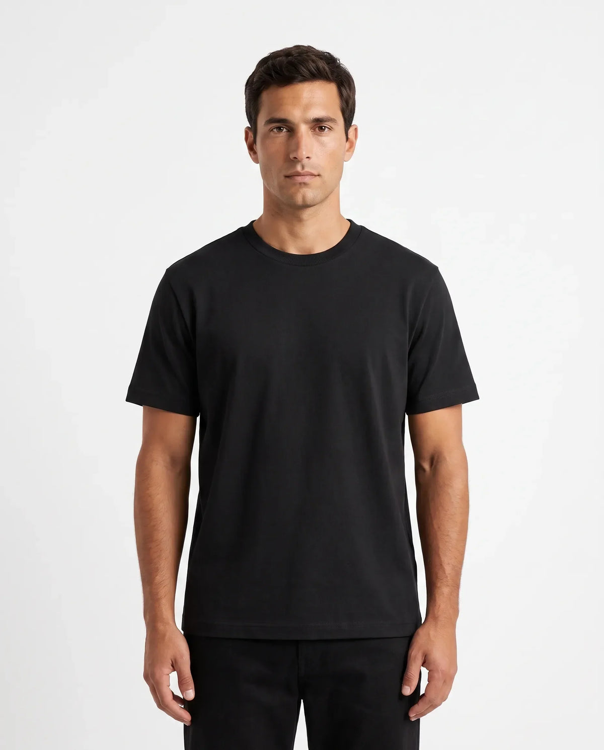 Emmanuel | T-Shirt Coton Supima Noir