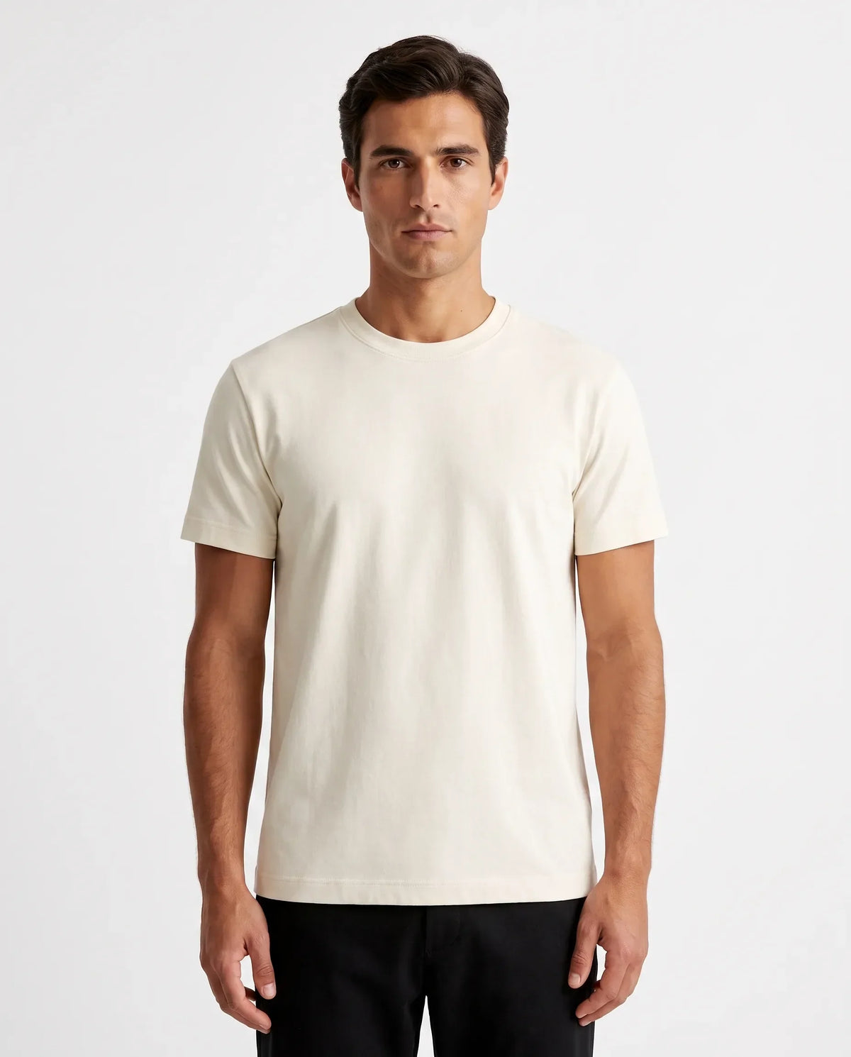 Aurélien | T-Shirt Coton Supima Écru