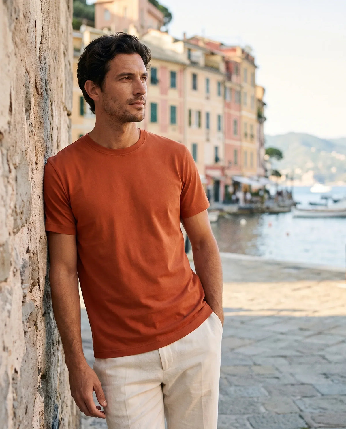 Bertrand | T-Shirt Coton Supima Rouille