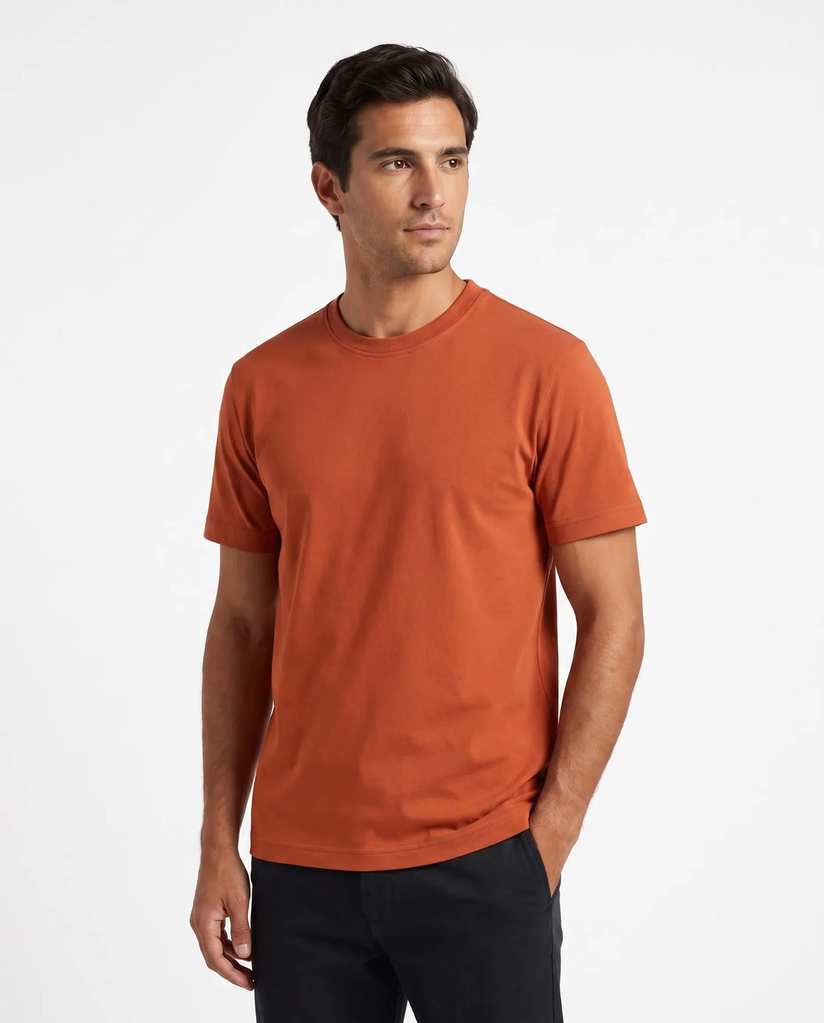 Bertrand | T-Shirt Coton Supima Rouille