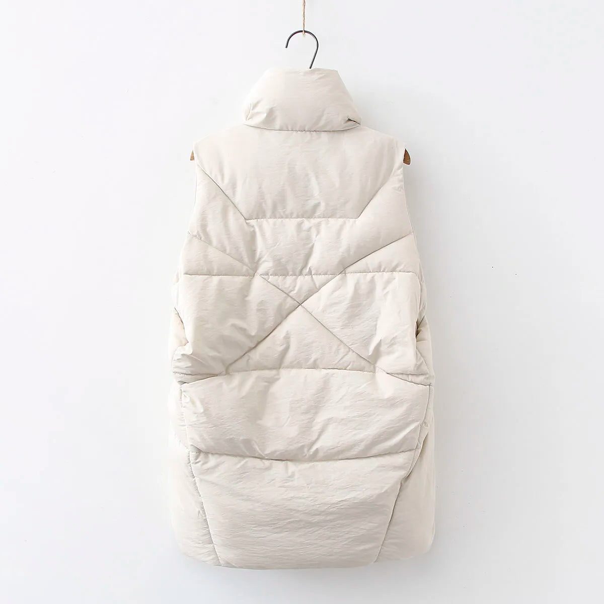 Maguelone | Gilet Matelassé Sans Manches Col Montant
