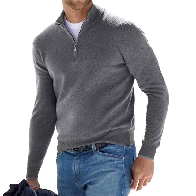 Yves | Pull Col Montant Zippé