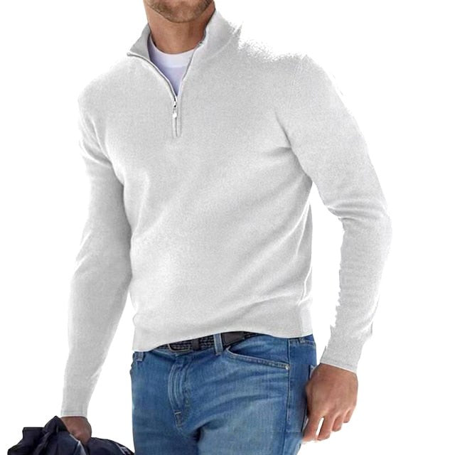 Yves | Pull Col Montant Zippé