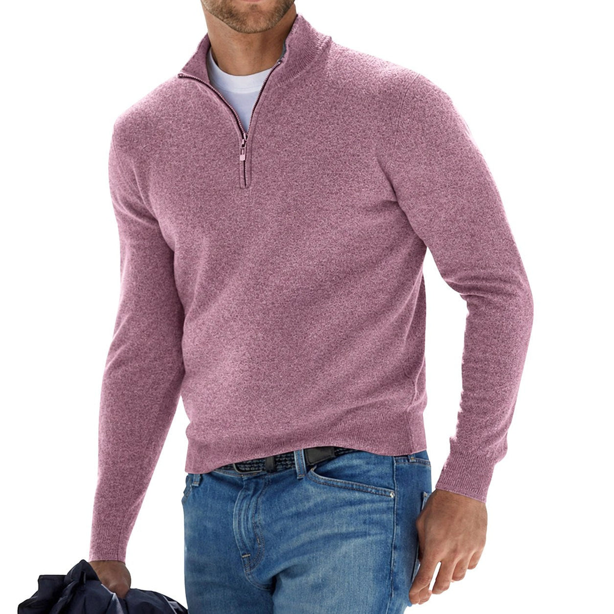 Yves | Pull Col Montant Zippé
