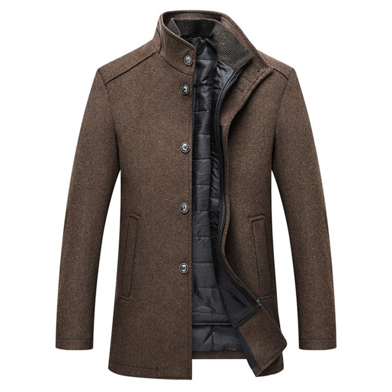 Vrain | Veste Mi-Longue Col Montant