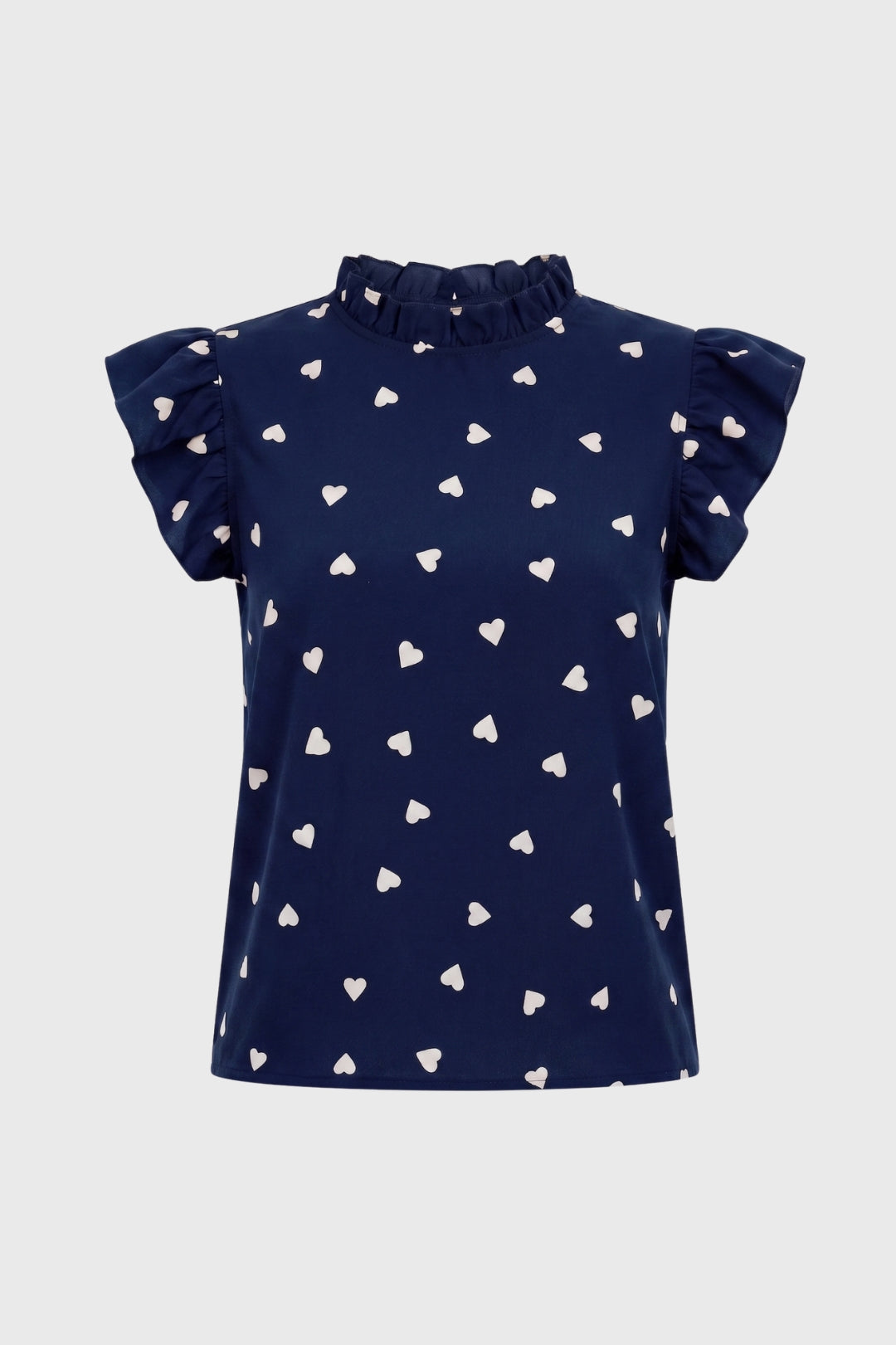 Romane | Top Imprimé Cœurs Volants Femme