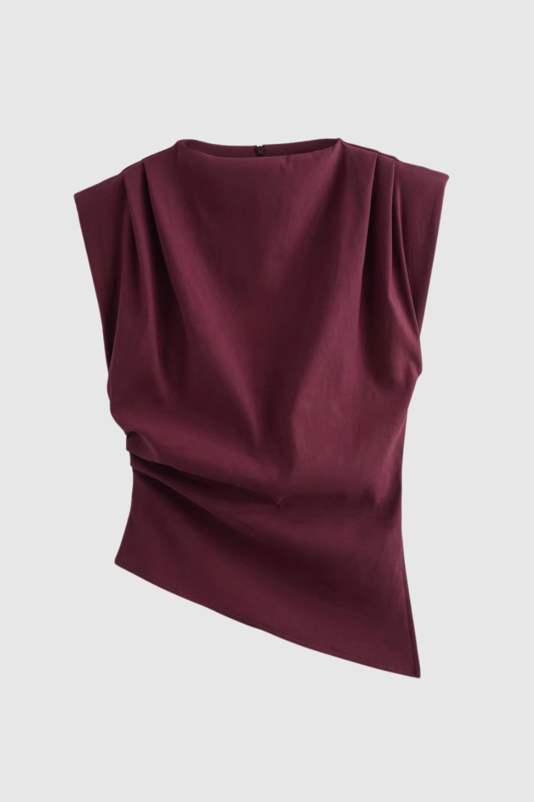 Paulette | Top Drapé Sans Manches Femme