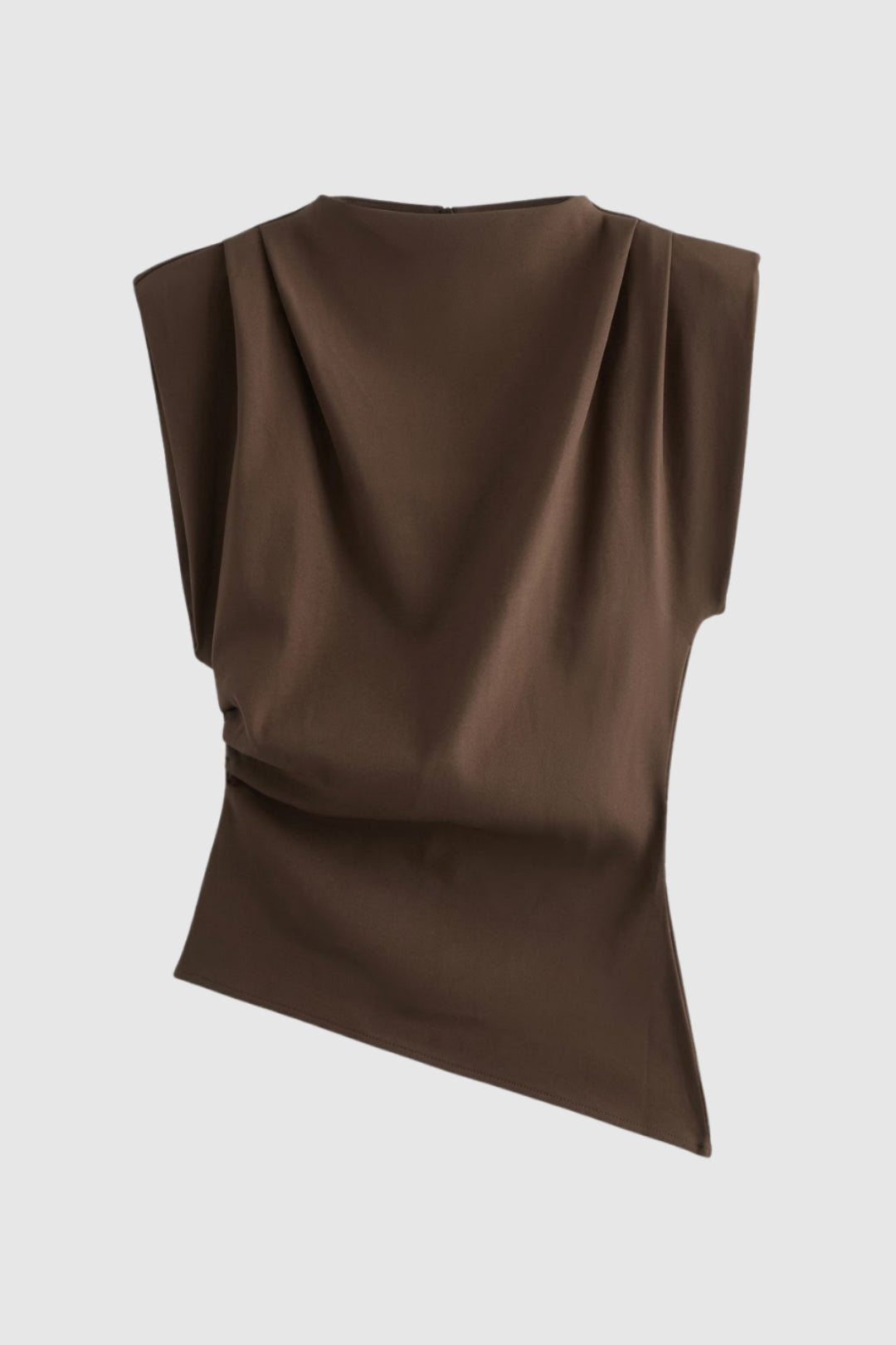Paulette | Top Drapé Sans Manches Femme