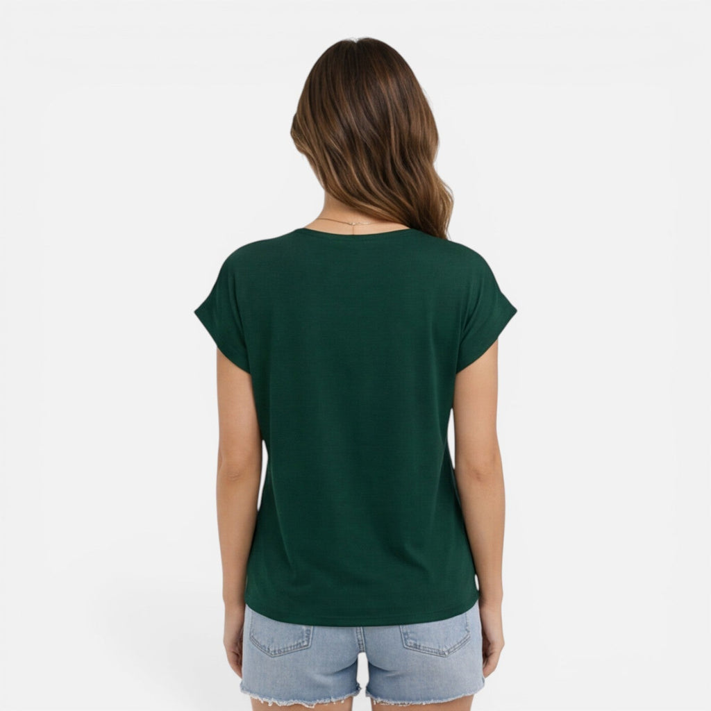 Hedwige | T-Shirt Col V Torsadé Femme