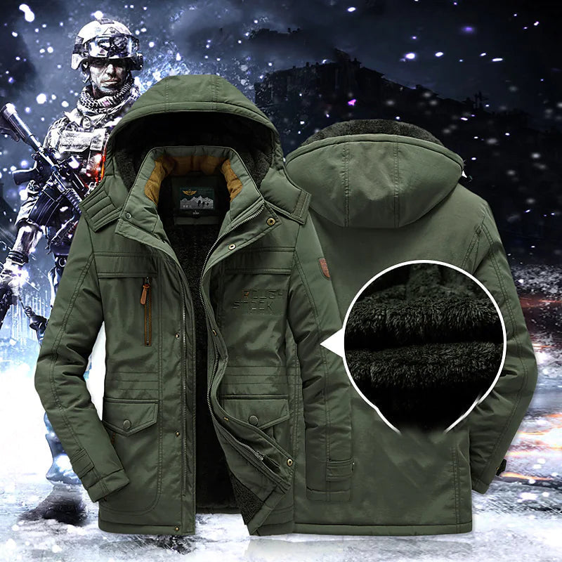 Ingelbert | Veste Longue Utilitaire à Capuche