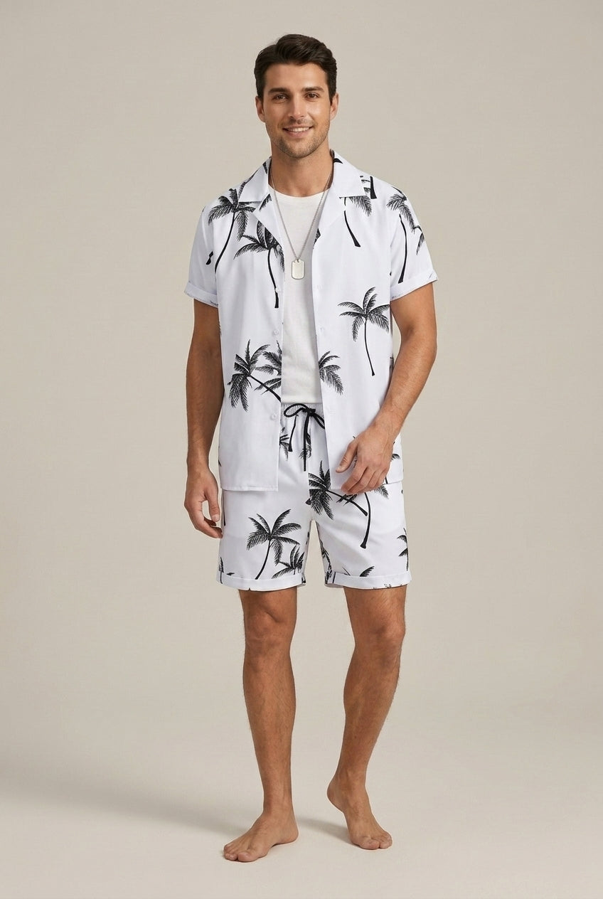 Numa | Ensemble Imprimé Palmiers Short