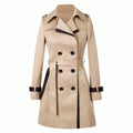 Lila | Trench Coupe-Vent Col à Revers