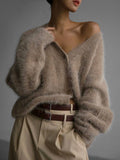 Gilda | Gilet Col V Profond Boutonné