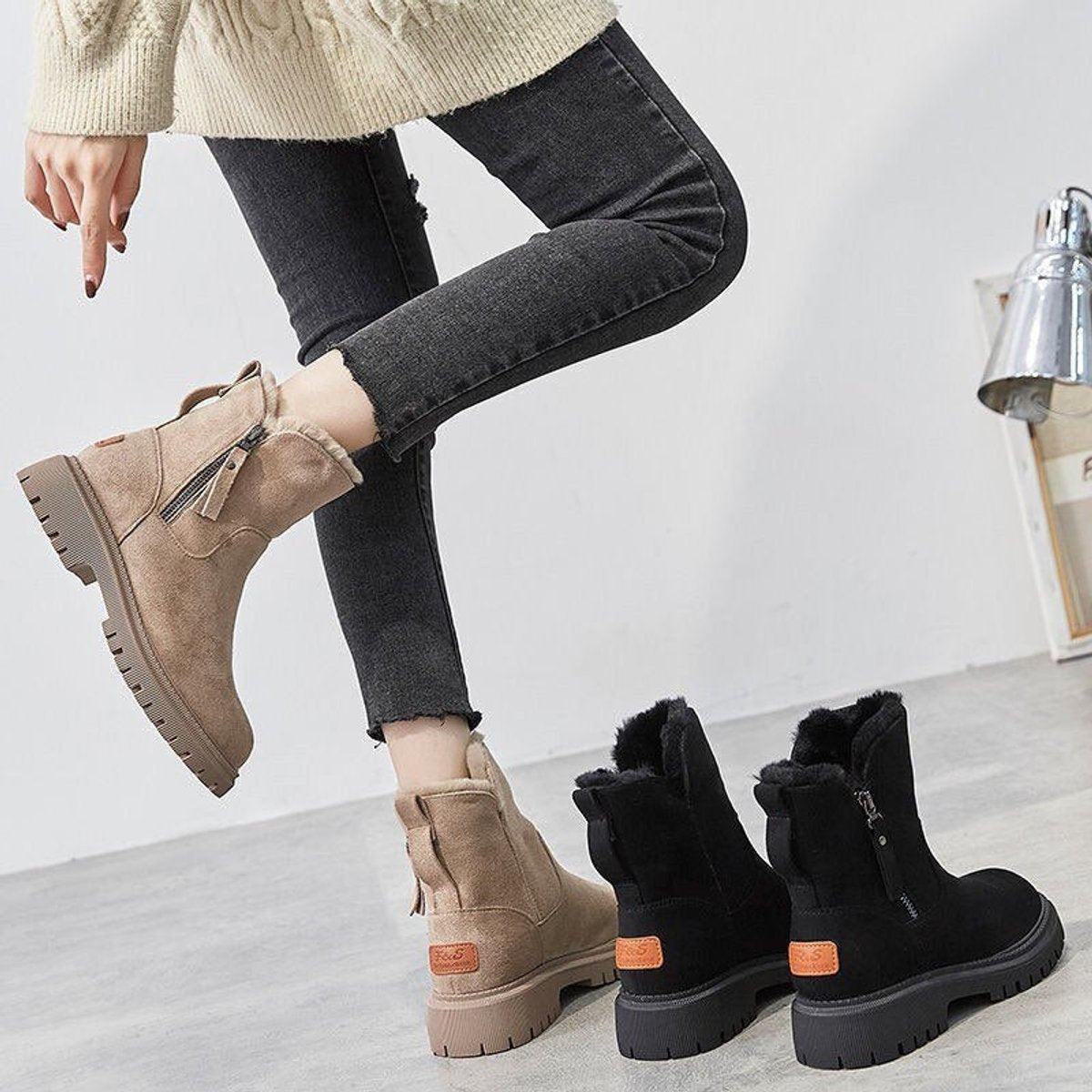 Noémi-Rose | Bottines Doublées Semelle Crantée