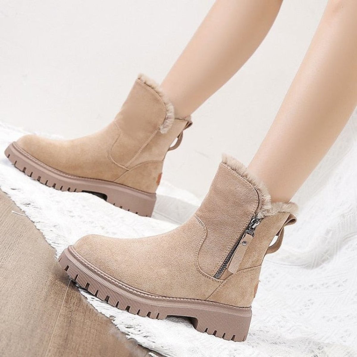 Noémi-Rose | Bottines Doublées Semelle Crantée