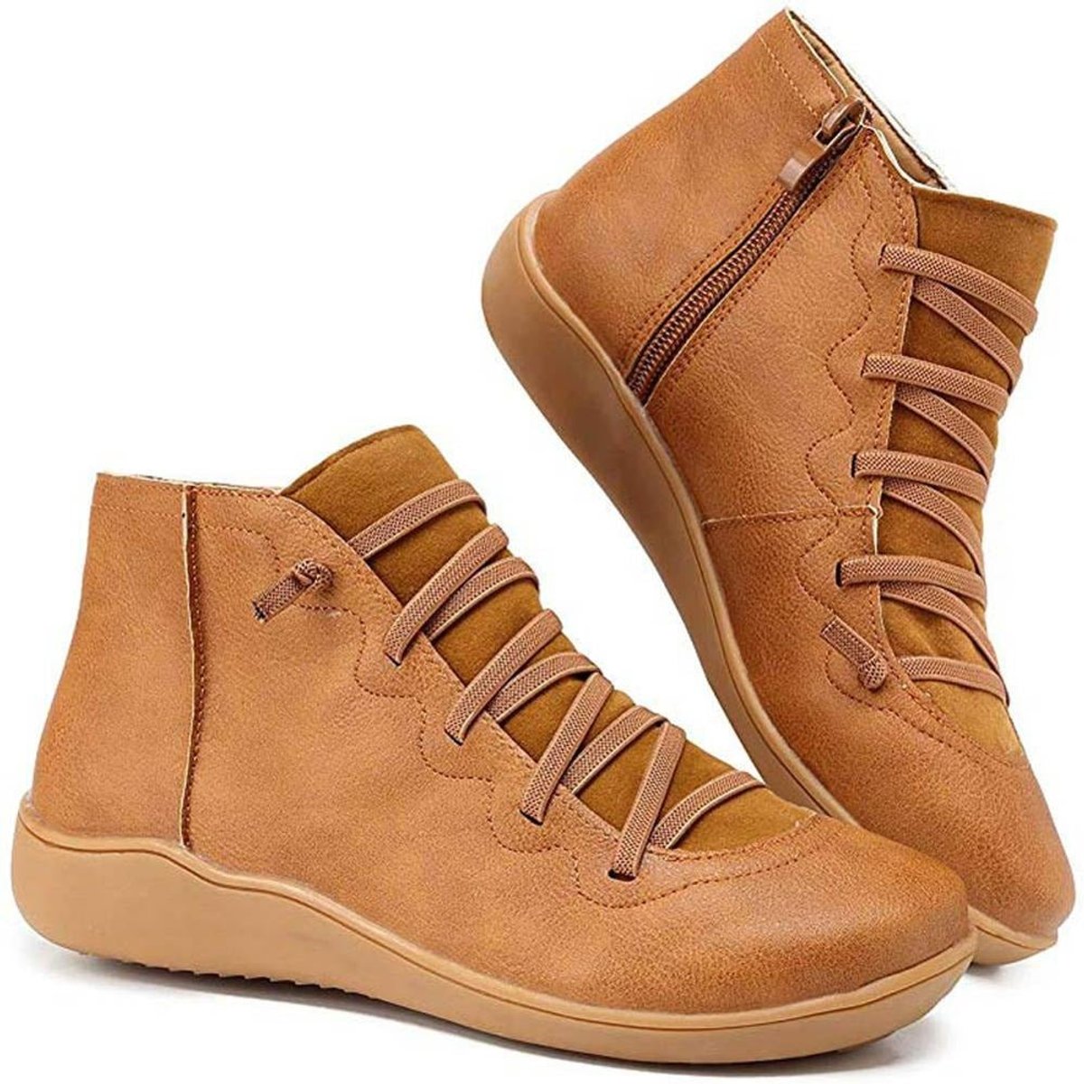Hermance | Bottines Lacets Zip Latéral