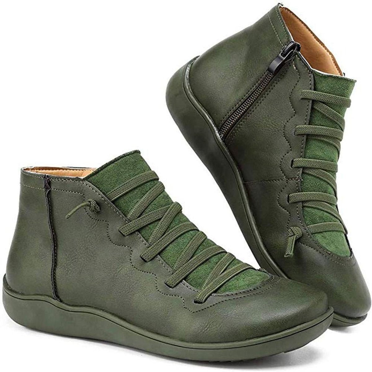 Hermance | Bottines Lacets Zip Latéral