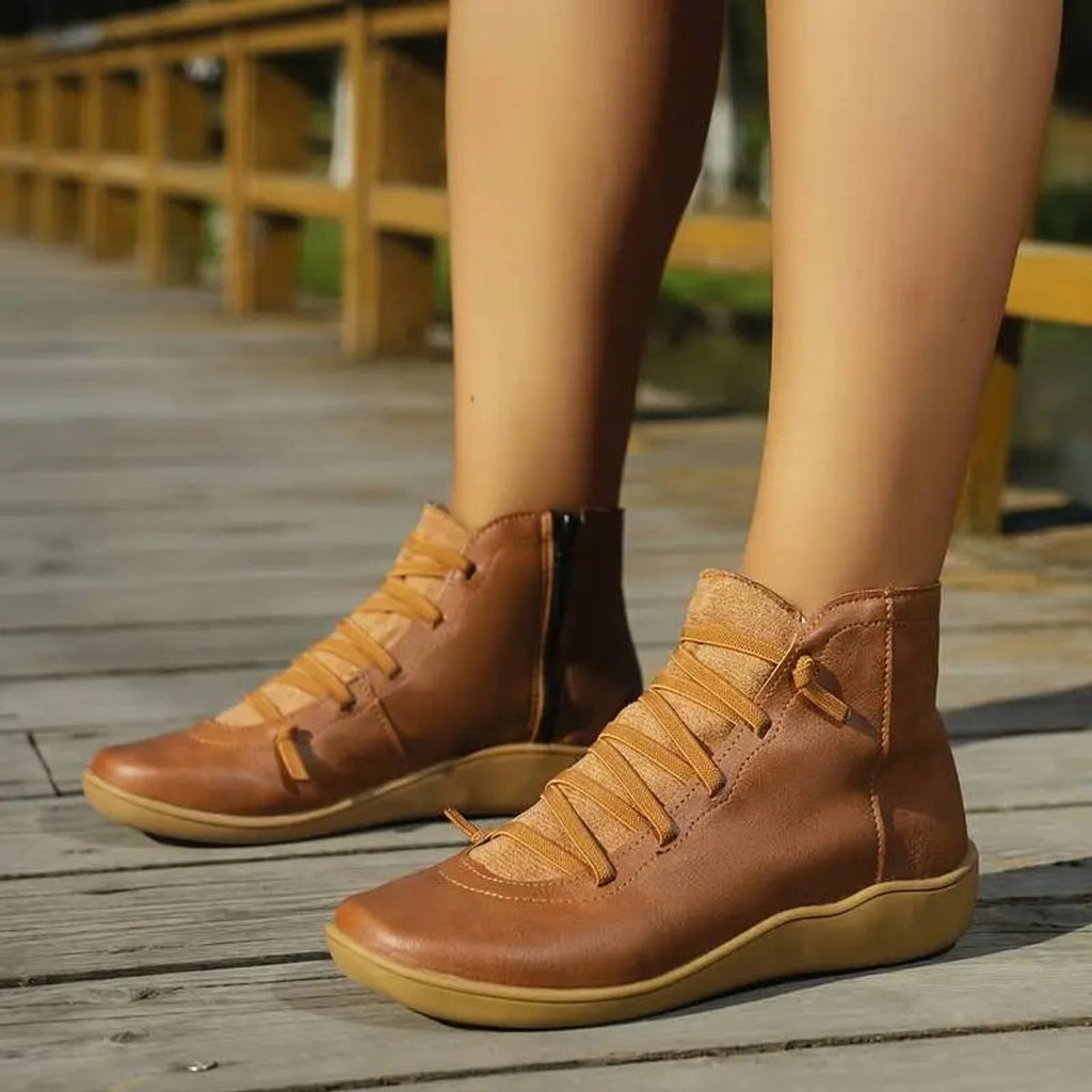 Hermance | Bottines Lacets Zip Latéral