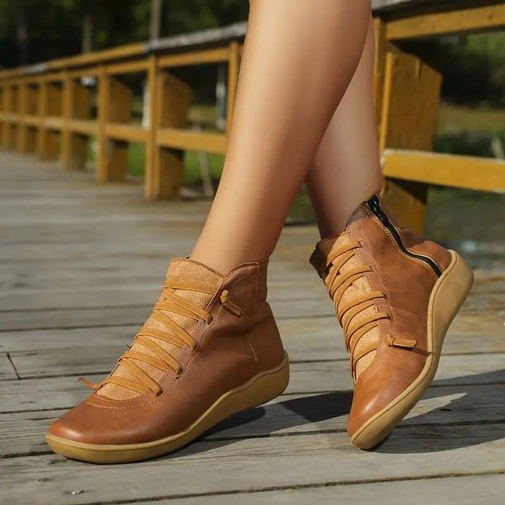 Hermance | Bottines Lacets Zip Latéral
