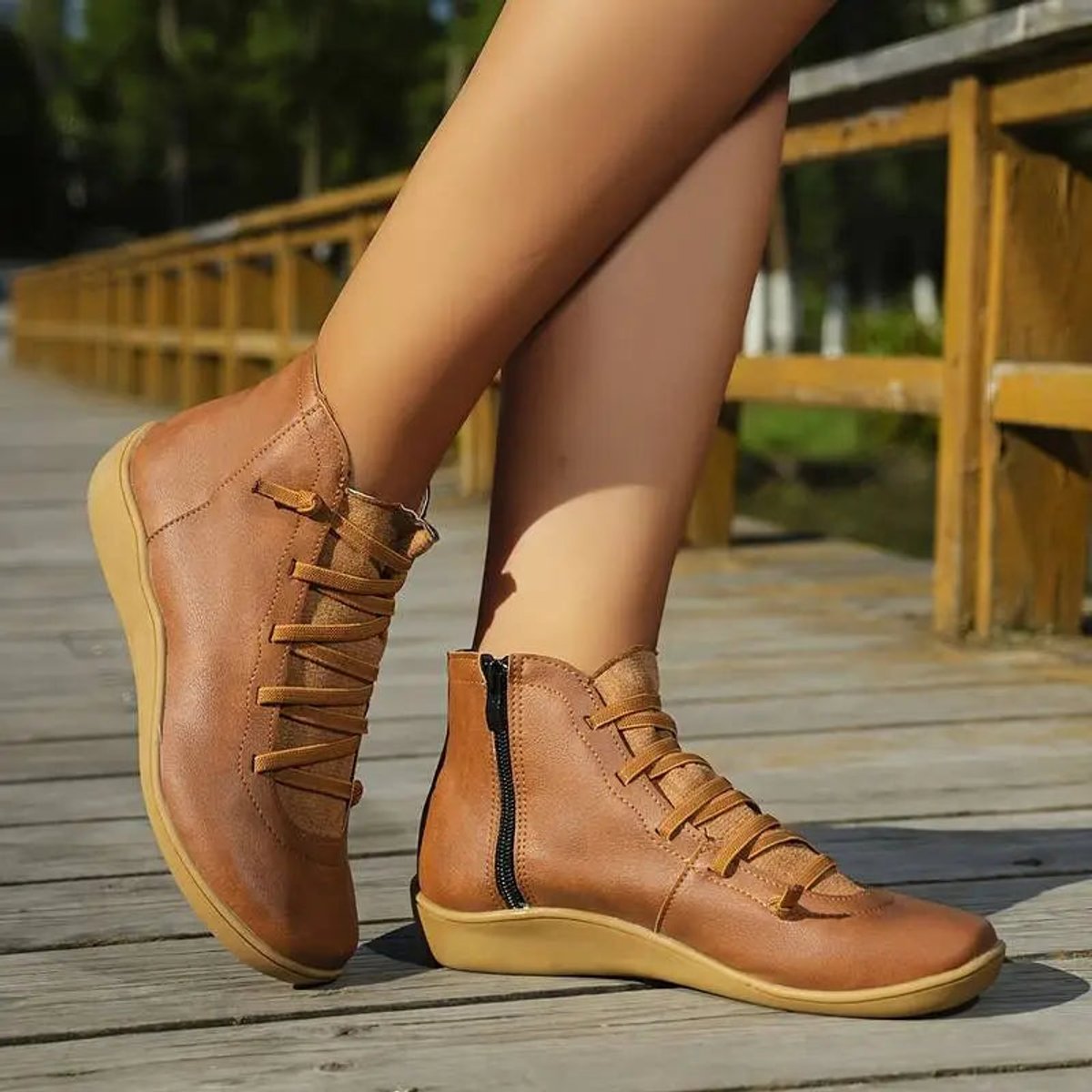 Hermance | Bottines Lacets Zip Latéral