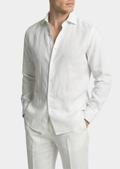 Aymard | Chemise Lin Style Côtier Blanche
