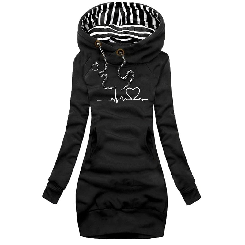 Lénaïg | Robe Sweat à Capuche